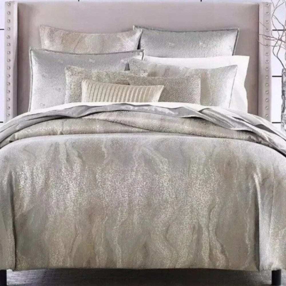 Macy HOTEL COLLECTION TERRA COMFORTER + 2 STANDARD SHAMS 3 PIECE SET